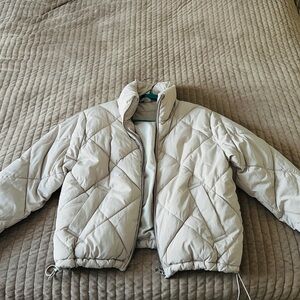 H&M Beige Puffer Jacket